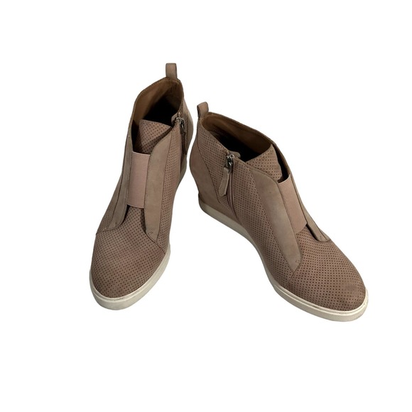 Paolo Linea Women Ankle Boots Mauve Pink Suede Size 8.5 - Picture 2 of 7